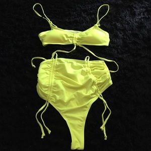 Neon Yellow Women’s Bikini Set